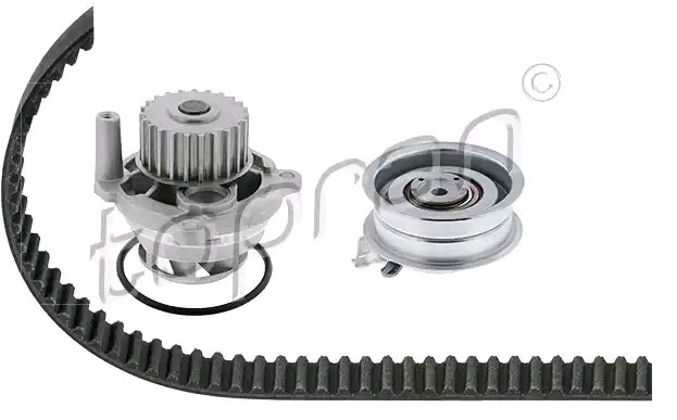 Great value for money - TOPRAN Water pump and timing belt kit 115 432