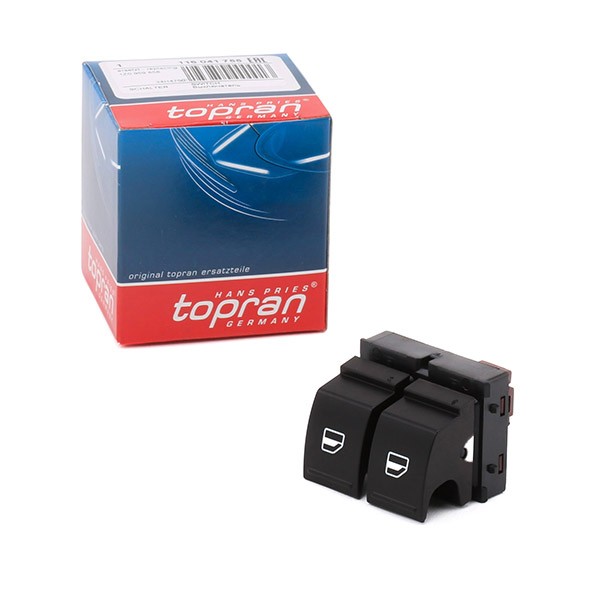 TOPRAN Interrupteur, lève-vitre SKODA 116 041 1Z0959858,1Z0959858REH