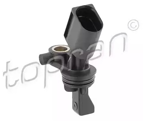 TOPRAN 116 165 ABS sensor Rear Axle Left, without cable, for vehicles with ABS, 2-pin connector, 58mm, D Shape