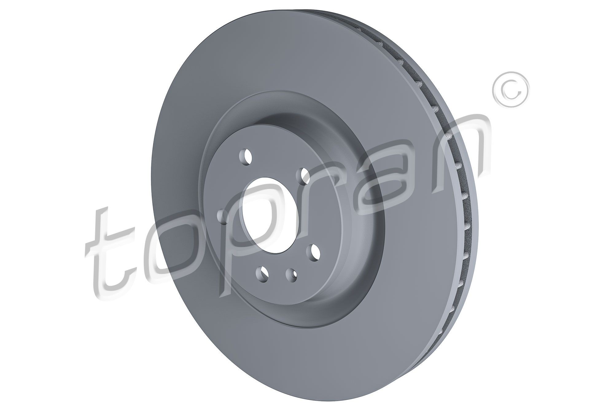 TOPRAN 116 385 Brake disc Front Axle, 356x34mm, 5x112, Vented, Coated