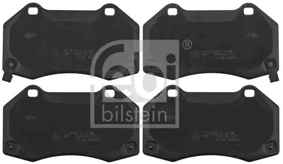 FEBI BILSTEIN 116223 Brake pad set Front Axle, with acoustic wear warning