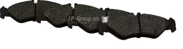 JP GROUP 1163708110 Brake pad set Rear Axle, excl. wear warning contact