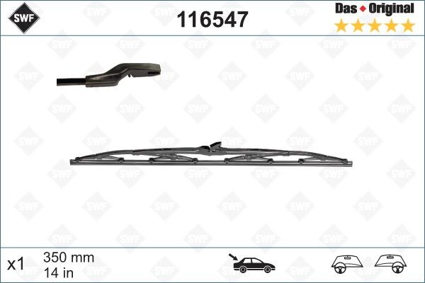 Great value for money - SWF Rear wiper blade 116547