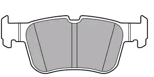 METZGER 1170827 Brake pad set Rear Axle, with acoustic wear warning, with anti-squeak plate