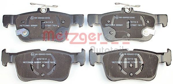 1170827 Disc brake pads GREENPARTS METZGER 25799 review and test