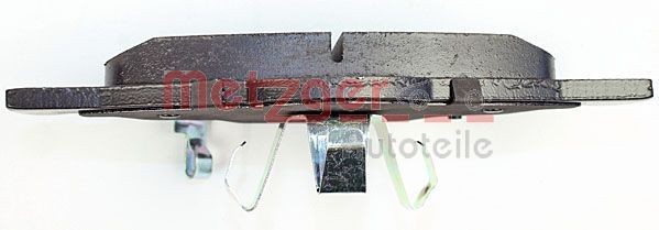 1170832 Set of brake pads 1170832 METZGER Front Axle, with acoustic wear warning