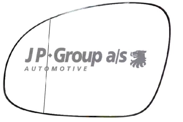 Original JP GROUP 1189304576 Side mirror glass 1189304570 for VW PASSAT