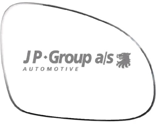 Original JP GROUP 1189304586 Door mirror glass 1189304580 for VW PASSAT