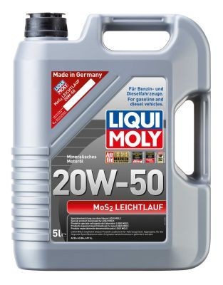 Automobile oil ACEA A3B3 LIQUI MOLY - 1212 MoS2, Low-Friction