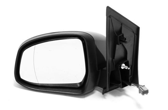 ABAKUS 1220M13 Wing mirror Left, black, Electric, Aspherical, Heatable, for left-hand drive vehicles