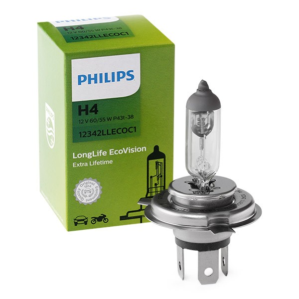 36189630 PHILIPS LongLife EcoVision 12342LLECOC1 Main beam bulb VW UP 121 e-Up 83 hp Electric 2022 price