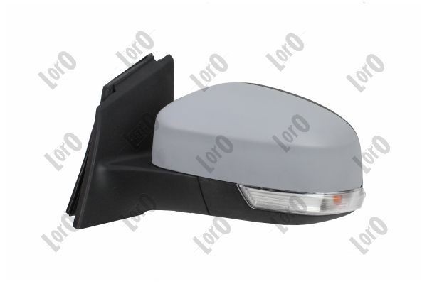 ABAKUS 1247M01 Wing mirror Left, grey, primed, Electric, Aspherical, Heatable, for left-hand drive vehicles