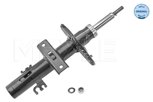 126 623 0012 MEYLE Shock absorbers SAAB Front Axle, Gas Pressure, Twin-Tube, Suspension Strut, Top pin, ORIGINAL Quality