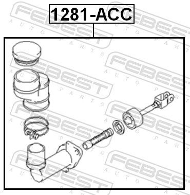 1281ACC Clutch Master Cylinder FEBEST 1281-ACC review and test