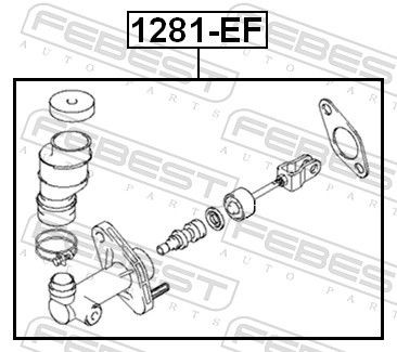 1281EF Clutch Master Cylinder FEBEST 1281-EF review and test