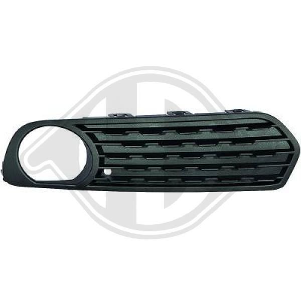 1281046 DIEDERICHS Grille BMW Fitting Position: Right, Vehicle Equipment: for vehicles with front fog light