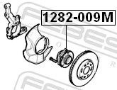 1282009M Wheel Hub FEBEST 1282-009M review and test