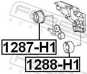 FEBEST Timing belt tensioner pulley 1287-H1