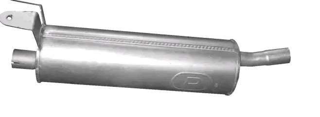 POLMO 13.06 Middle silencer MERCEDES-BENZ T2/L Box Body / Estate