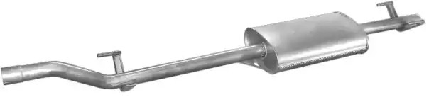 POLMO 13.174 Exhaust silencer MERCEDES-BENZ SPRINTER 2002 in original quality