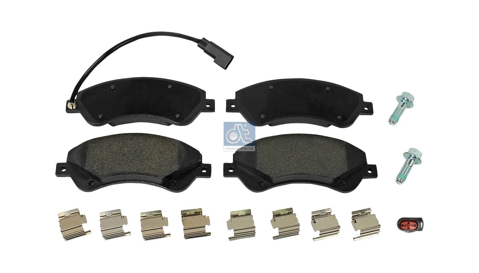 Original DT Spare Parts Disc brake pads 13.93103 for FORD TRANSIT Custom