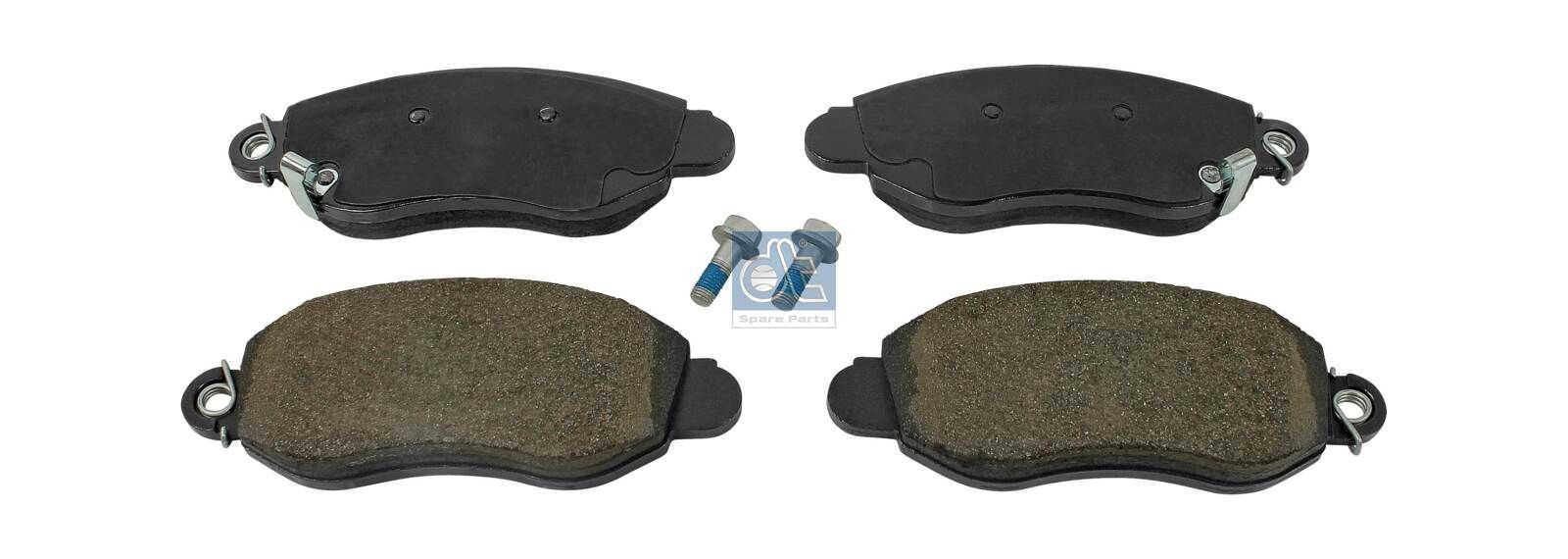 DT Spare Parts Front Axle Height: 65mm, Width: 168,9mm, Thickness: 17,7mm Brake pads 13.93104 buy