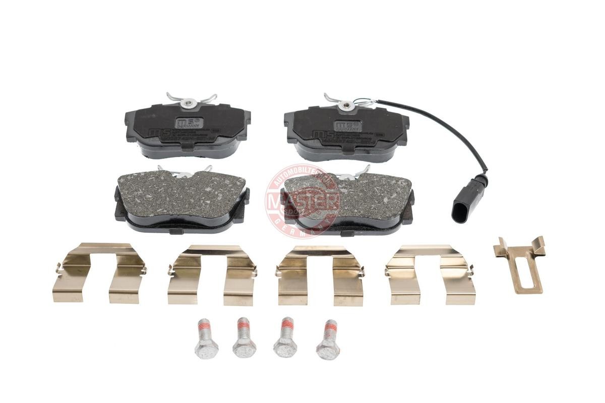 MASTER-SPORT 13046028742N-SET-MS Brake pad set Rear Axle, incl. wear warning contact, with anti-squeak plate