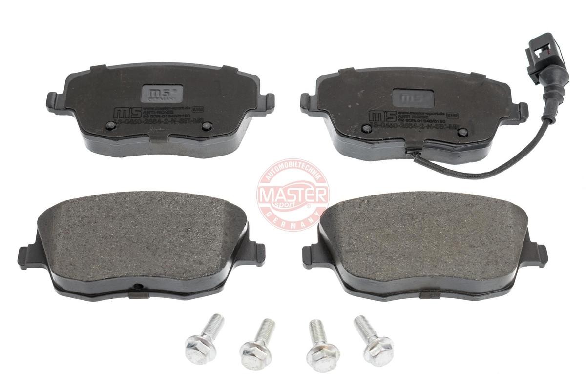 MASTER-SPORT 13046028842N-SET-MS Brake pad set Front Axle, incl. wear warning contact, with anti-squeak plate