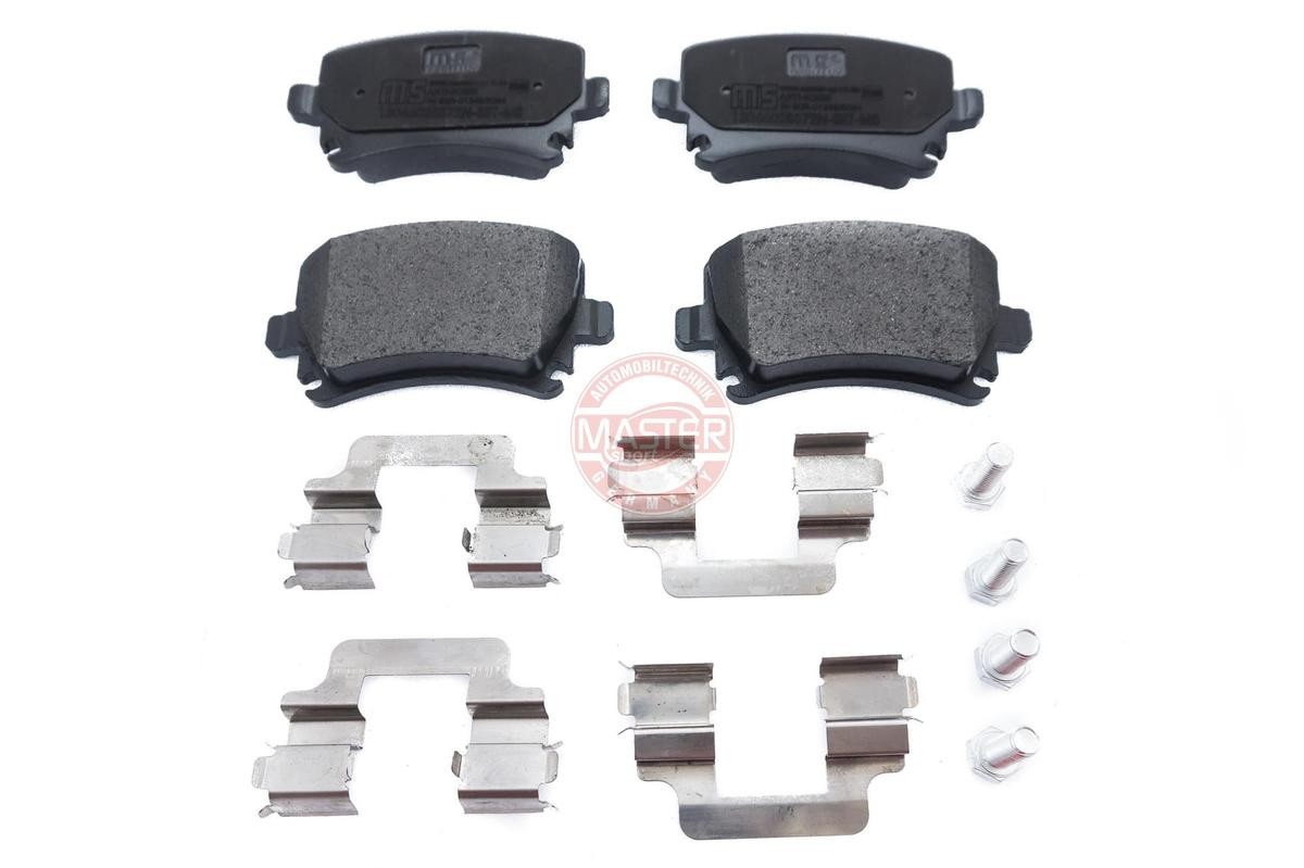 MASTER-SPORT 13046028872N-SET-MS Brake pad set Rear Axle, prepared for wear indicator, excl. wear warning contact, with anti-squeak plate