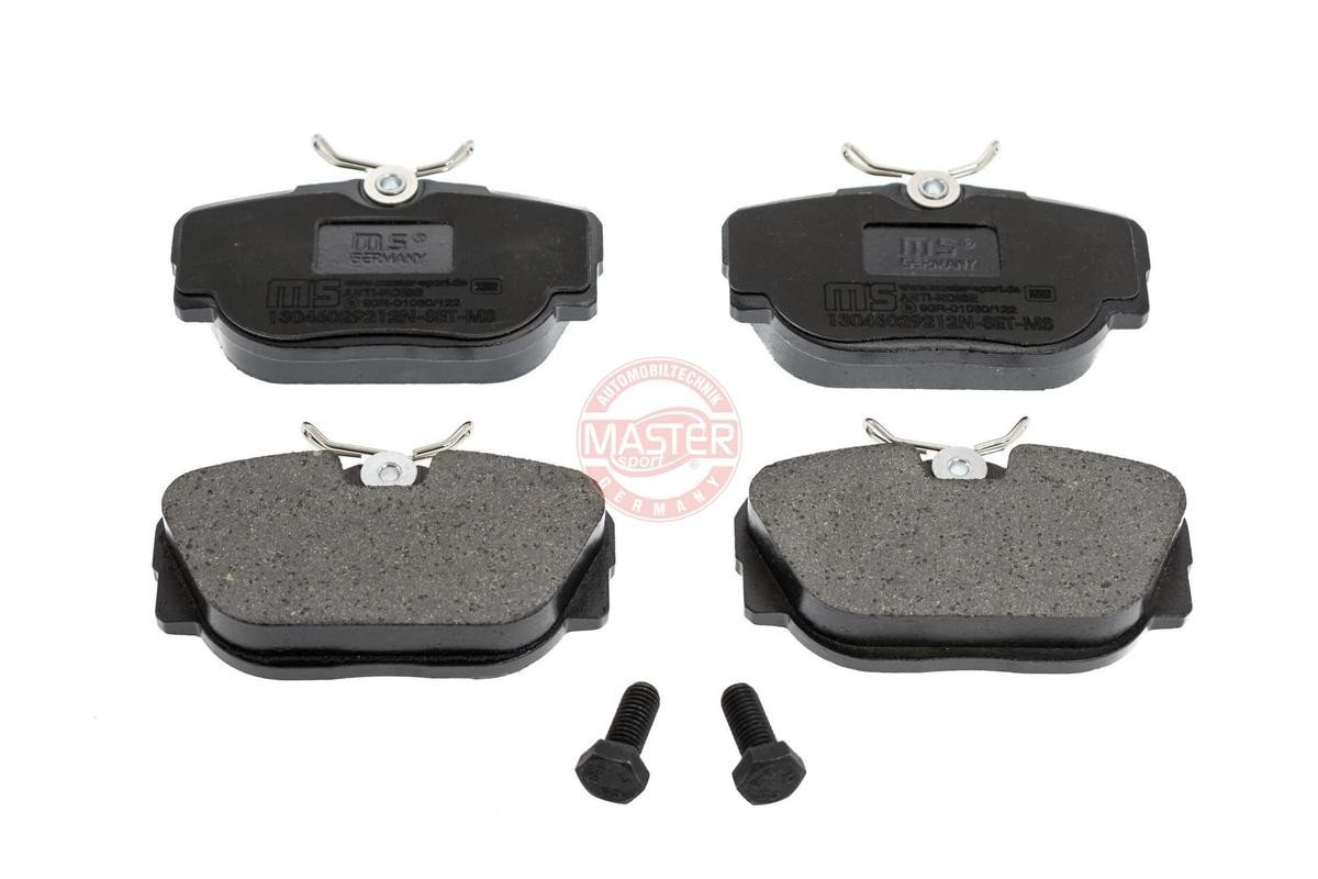 MASTER-SPORT 13046029212N-SET-MS Brake pad set Front Axle, prepared for wear indicator, excl. wear warning contact, with anti-squeak plate