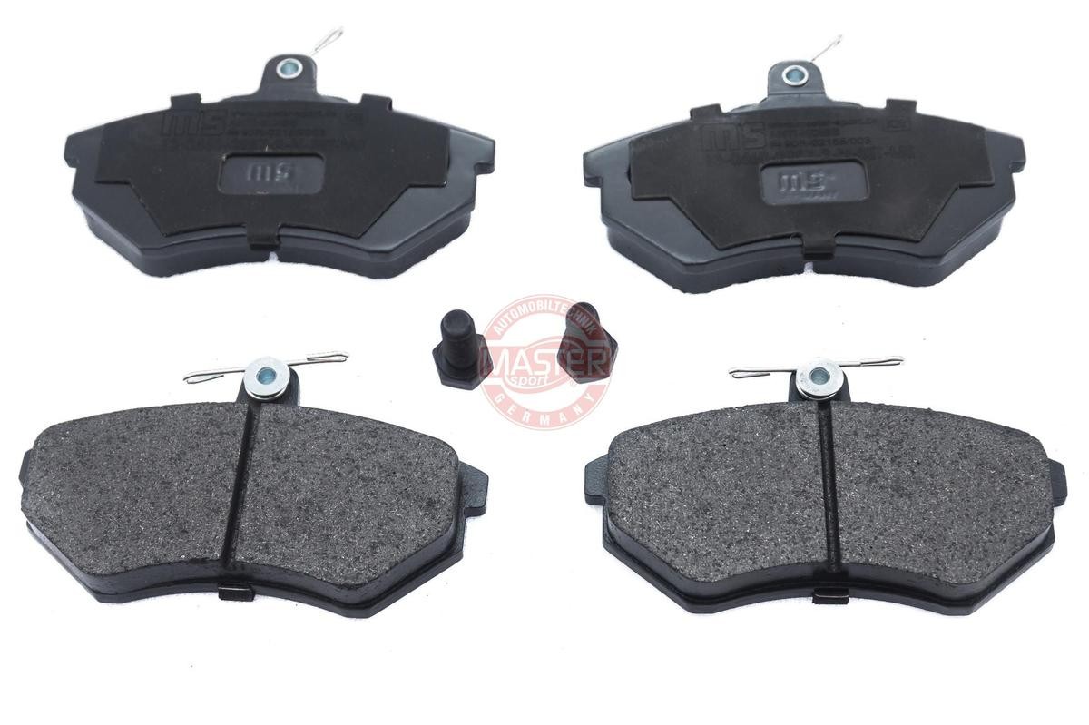 MASTER-SPORT 13046029572N-SET-MS Brake pad set Front Axle, excl. wear warning contact, with anti-squeak plate