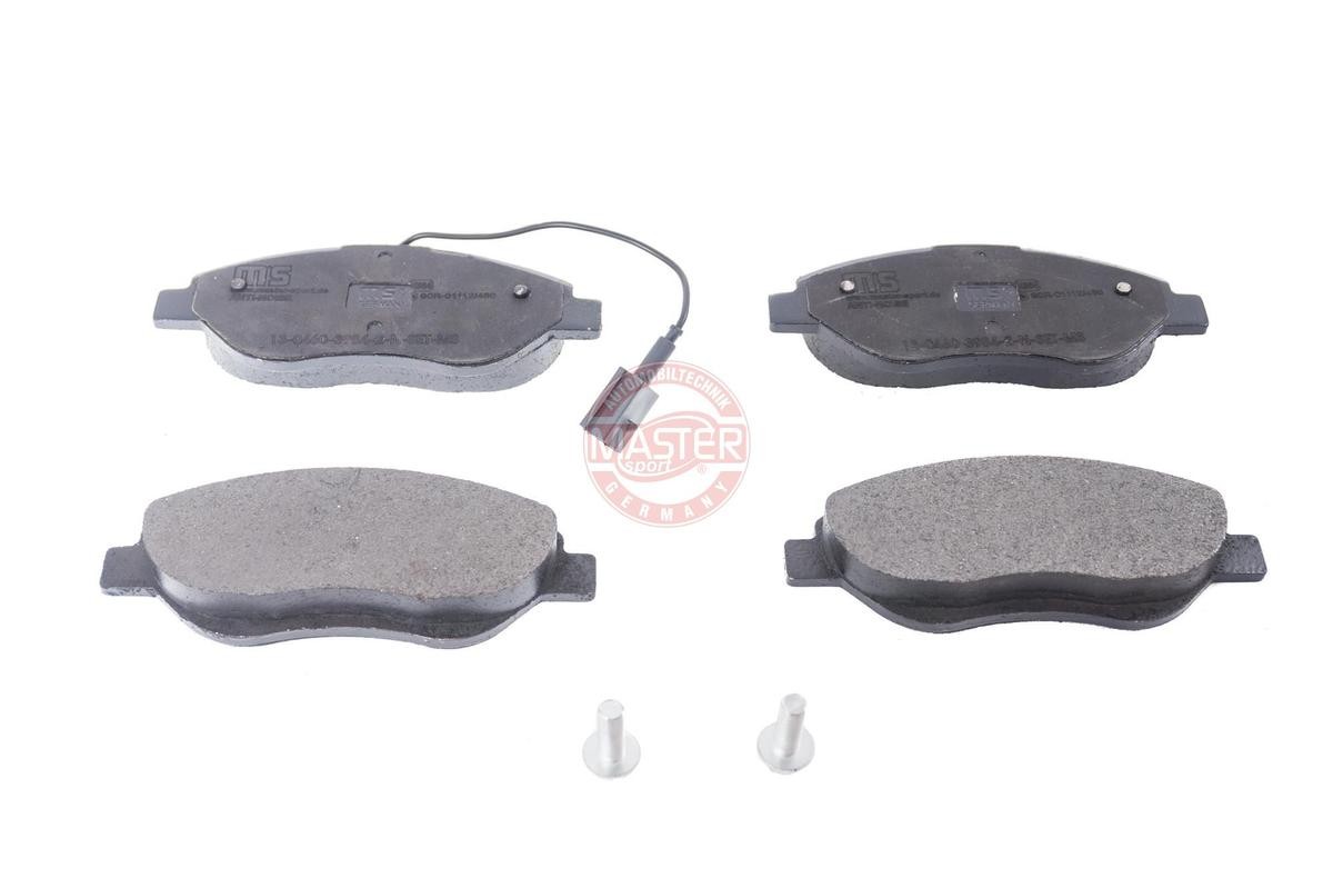 236039842 MASTER-SPORT Front Axle, incl. wear warning contact, with anti-squeak plate Height: 57,3mm, Width: 151mm, Thickness: 19,4mm Brake pads 13046039842N-SET-MS buy