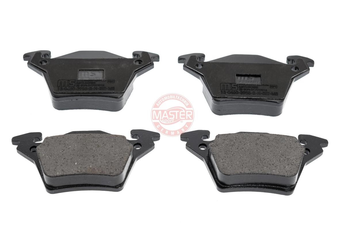 MASTER-SPORT 13046039852N-SET-MS Brake pad set Rear Axle, excl. wear warning contact, with anti-squeak plate
