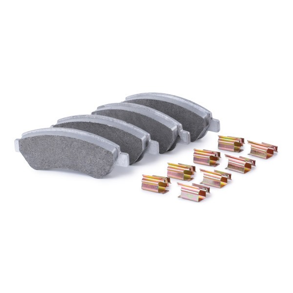 13046039942N-SET-MS Set of brake pads AB236039942 MASTER-SPORT Front Axle, excl. wear warning contact, not prepared for wear indicator, with anti-squeak plate