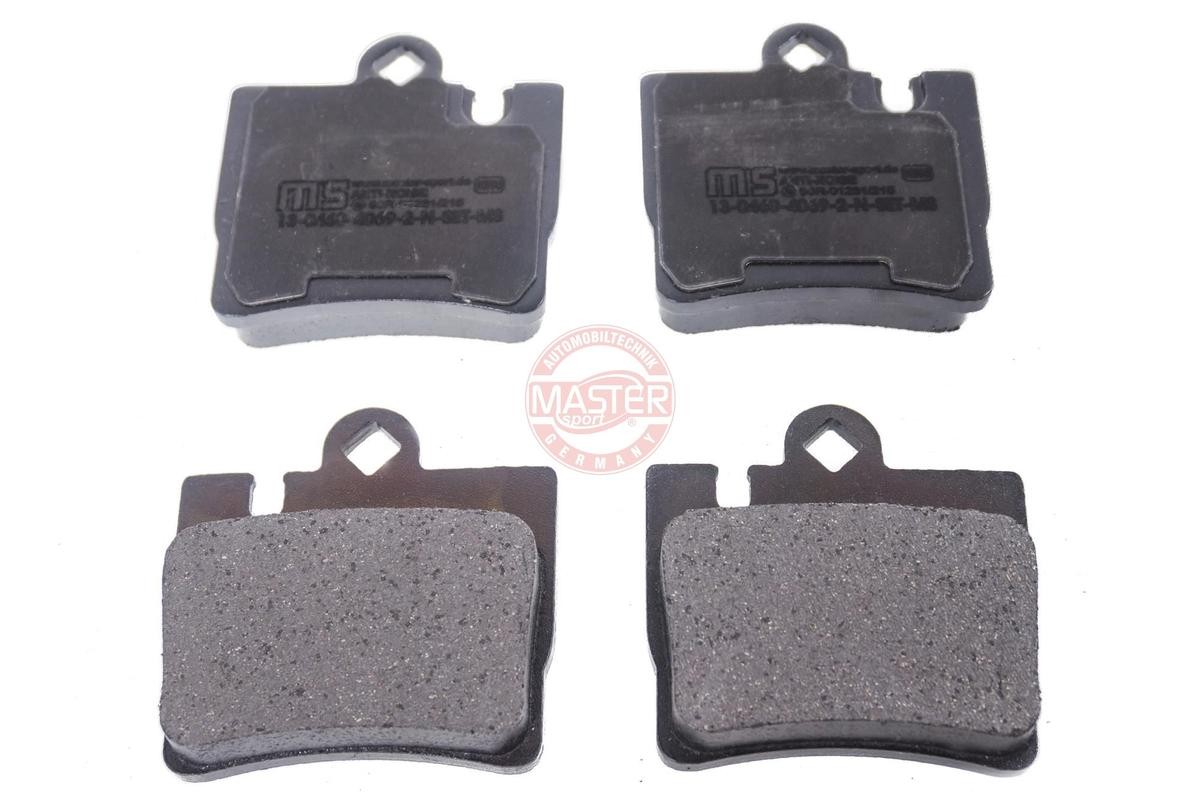 MASTER-SPORT 13046040692N-SET-MS Brake pad set Rear Axle, prepared for wear indicator, excl. wear warning contact, with anti-squeak plate