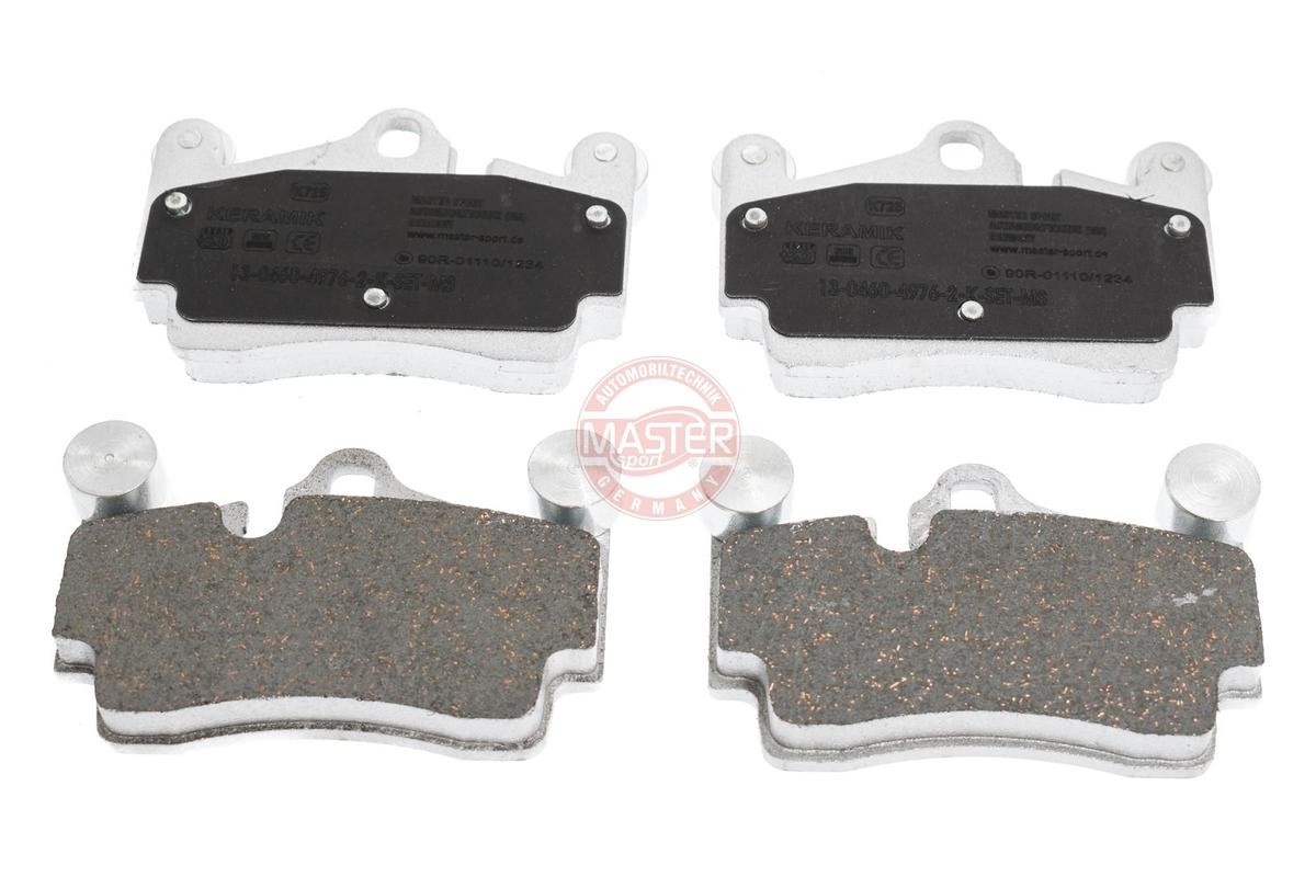 236049763 MASTER-SPORT Rear Axle, Ceramic, prepared for wear indicator, excl. wear warning contact, with anti-squeak plate Height: 73mm, Width: 112mm, Thickness: 16,8mm Brake pads 13046049762K-SET-MS buy