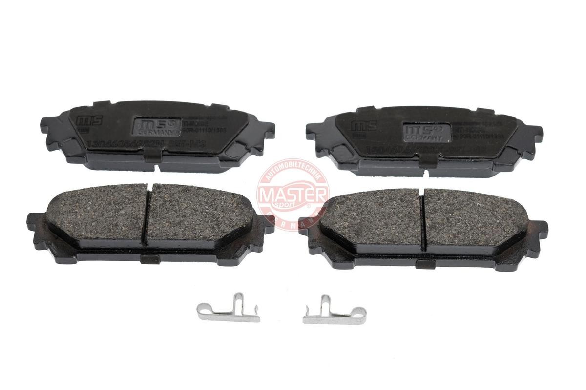 MASTER-SPORT 13046056282N-SET-MS Brake pad set Rear Axle, with acoustic wear warning, with anti-squeak plate