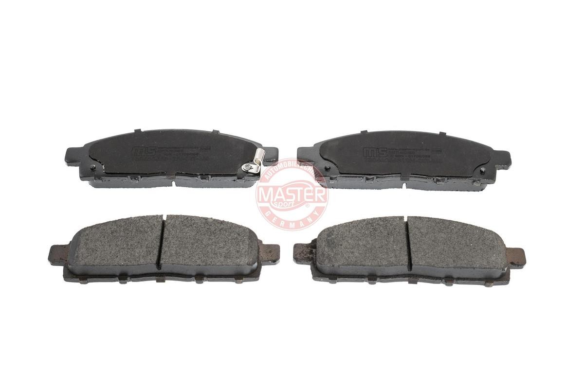 MASTER-SPORT 13046056312N-SET-MS Brake pad set Front Axle, with acoustic wear warning, with anti-squeak plate