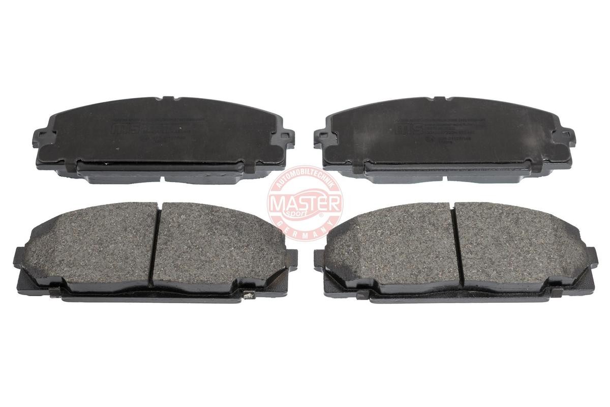 MASTER-SPORT 13046057222N-SET-MS Brake pad set Front Axle, excl. wear warning contact, with anti-squeak plate
