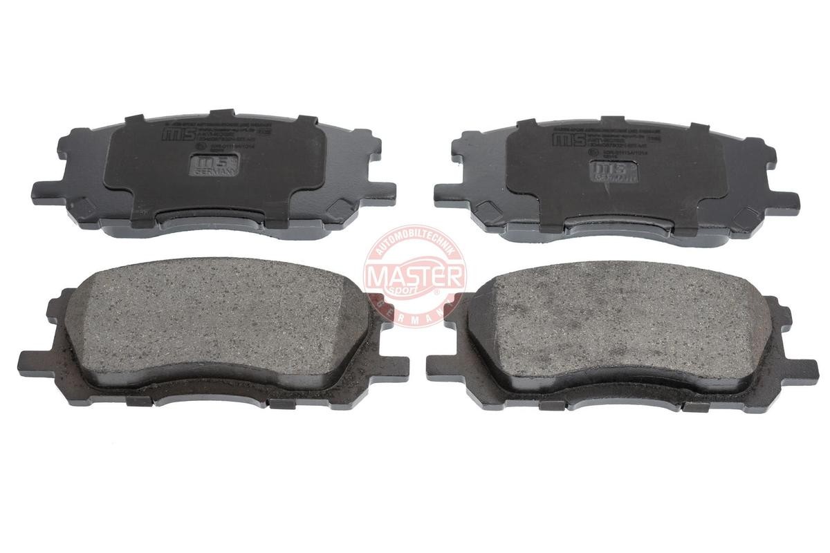 MASTER-SPORT 13046057502N-SET-MS Brake pad set Front Axle, excl. wear warning contact, with anti-squeak plate