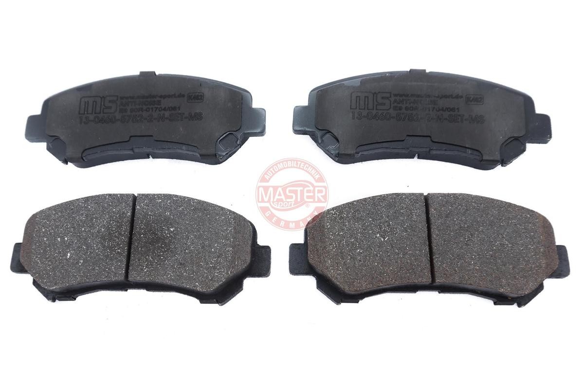 MASTER-SPORT 13046057522N-SET-MS Brake pad set Front Axle, excl. wear warning contact, with anti-squeak plate