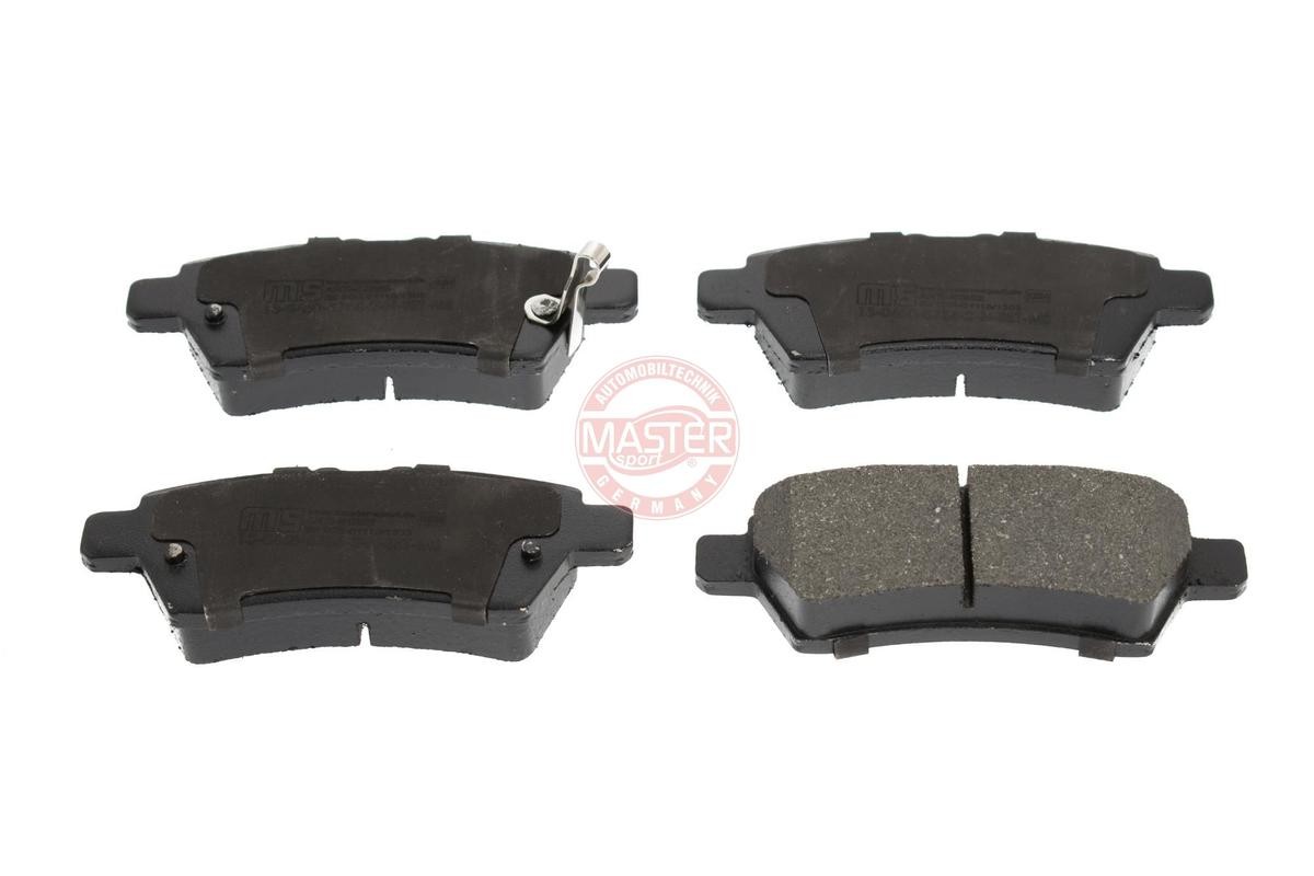 MASTER-SPORT 13046057842N-SET-MS Brake pad set Rear Axle, with acoustic wear warning, with anti-squeak plate