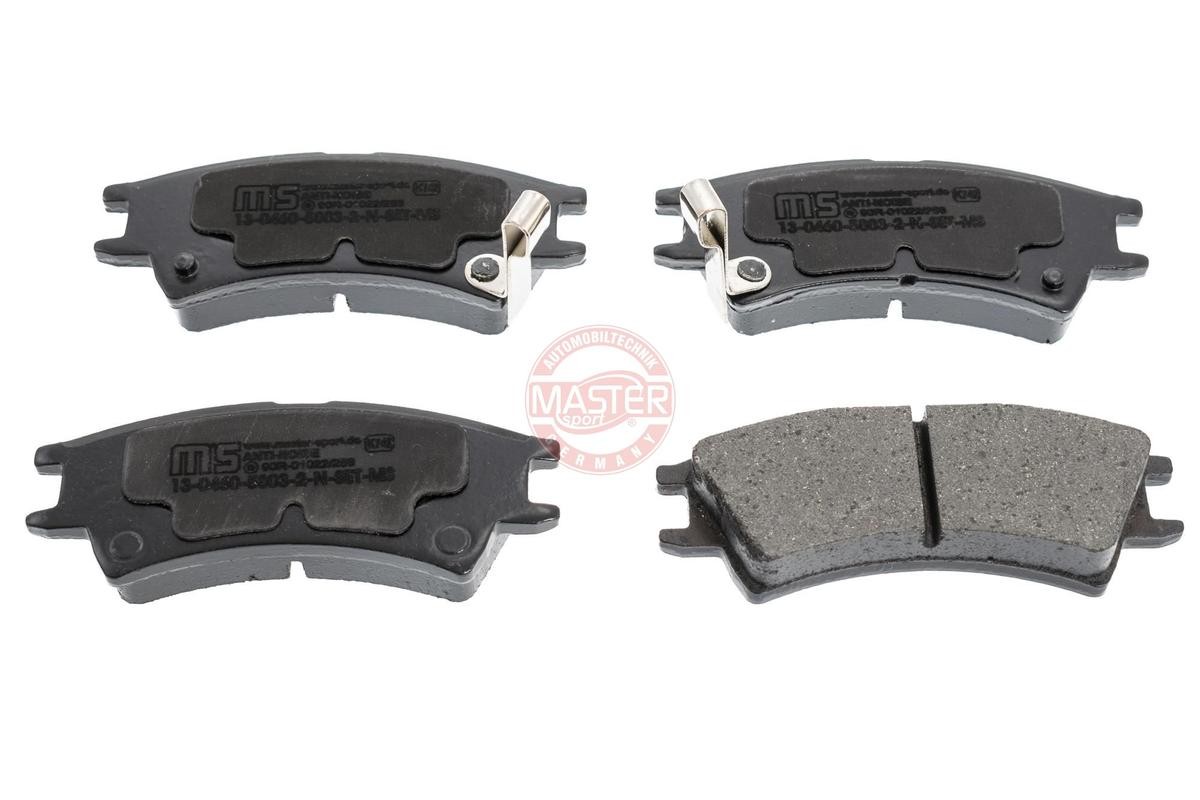 MASTER-SPORT 13046058032N-SET-MS Brake pad set Front Axle, with acoustic wear warning, with anti-squeak plate
