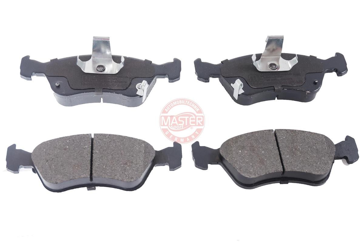 MASTER-SPORT 13046058092N-SET-MS Brake pad set Front Axle, with acoustic wear warning, with anti-squeak plate