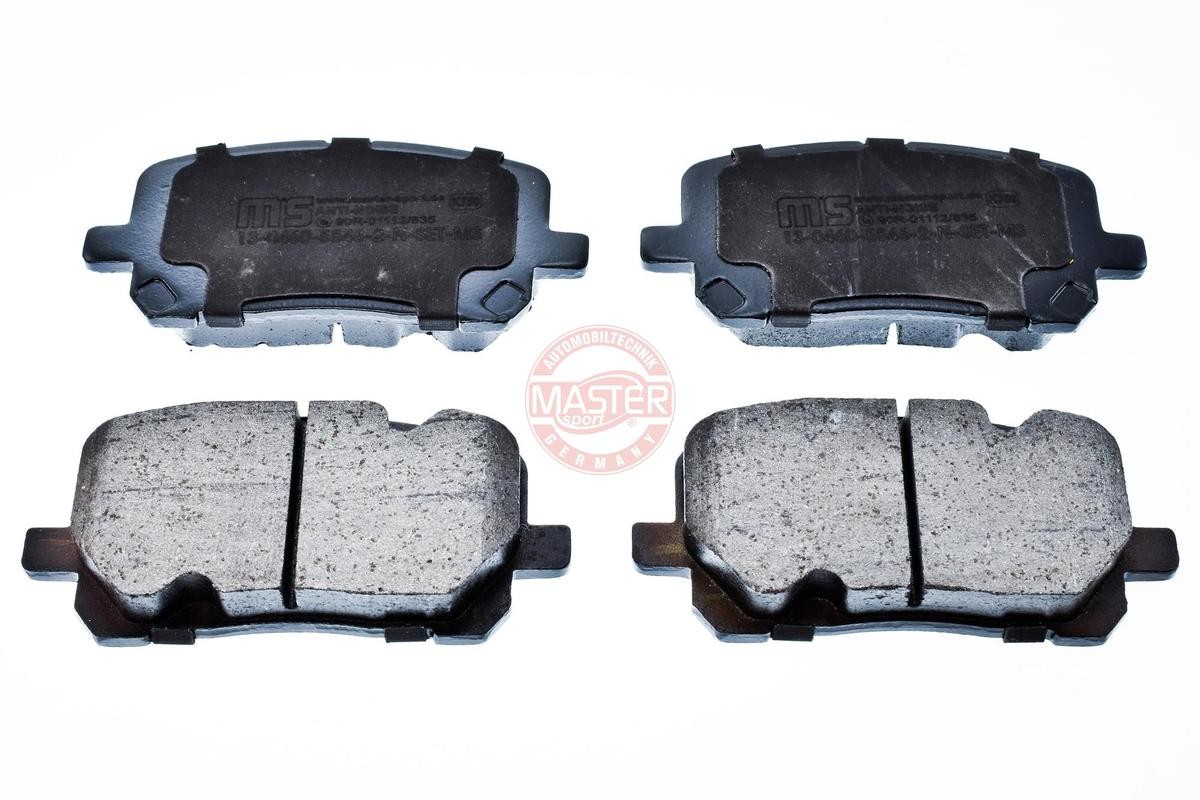 MASTER-SPORT 13046058462N-SET-MS Brake pad set Front Axle, excl. wear warning contact, with anti-squeak plate