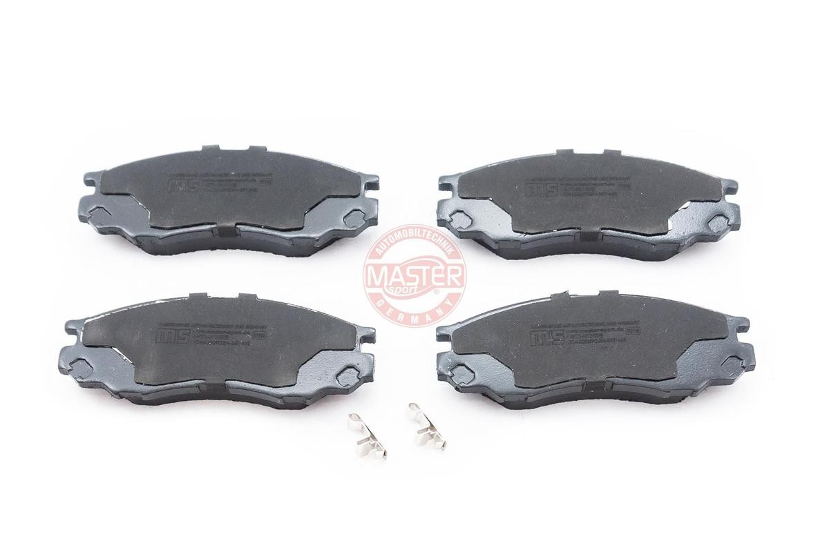 23290 MASTER-SPORT Front Axle, with acoustic wear warning, with anti-squeak plate Height: 55mm, Width: 138mm, Thickness: 15,5mm Brake pads 13046058902N-SET-MS buy