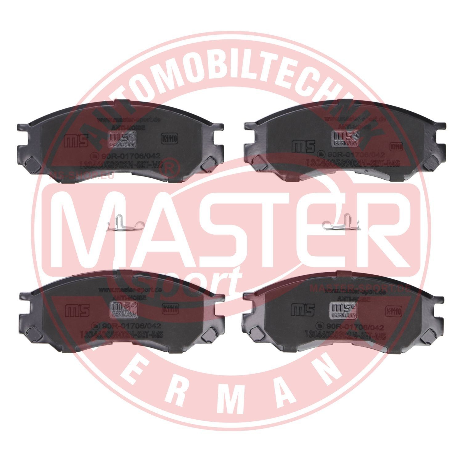MASTER-SPORT Brake pad kit 13046058902N-SET-MS for MITSUBISHI L200, L400, DELICA / SPACE GEAR