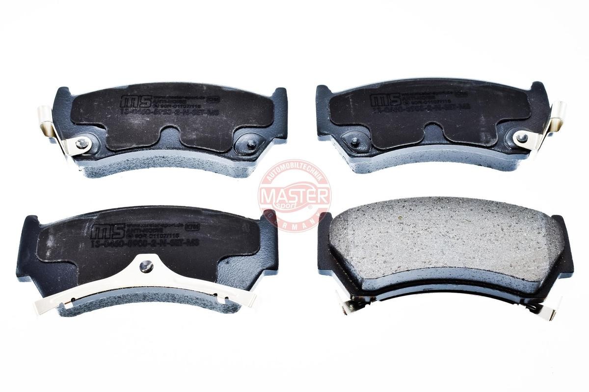 MASTER-SPORT 13046059882N-SET-MS Brake pad set Front Axle, with acoustic wear warning, with anti-squeak plate