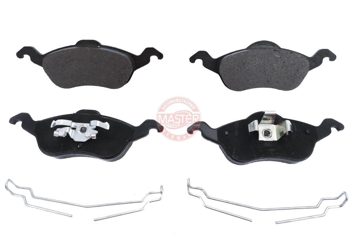 23154 MASTER-SPORT Front Axle, excl. wear warning contact, not prepared for wear indicator, with anti-squeak plate Height 1: 58,2mm, Height 2: 60,8mm, Width: 178mm, Thickness: 19,3mm Brake pads 13046071212N-SET-MS buy