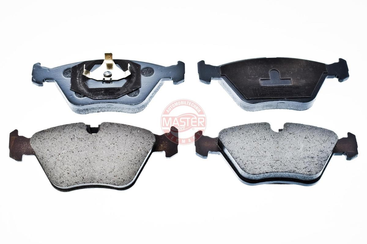 MASTER-SPORT 13046071382N-SET-MS Brake pad set Front Axle, prepared for wear indicator, excl. wear warning contact, with anti-squeak plate